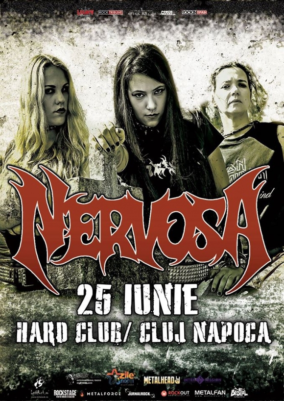 Trupa Nervosa in concert la Cluj Napoca in Hard Club
