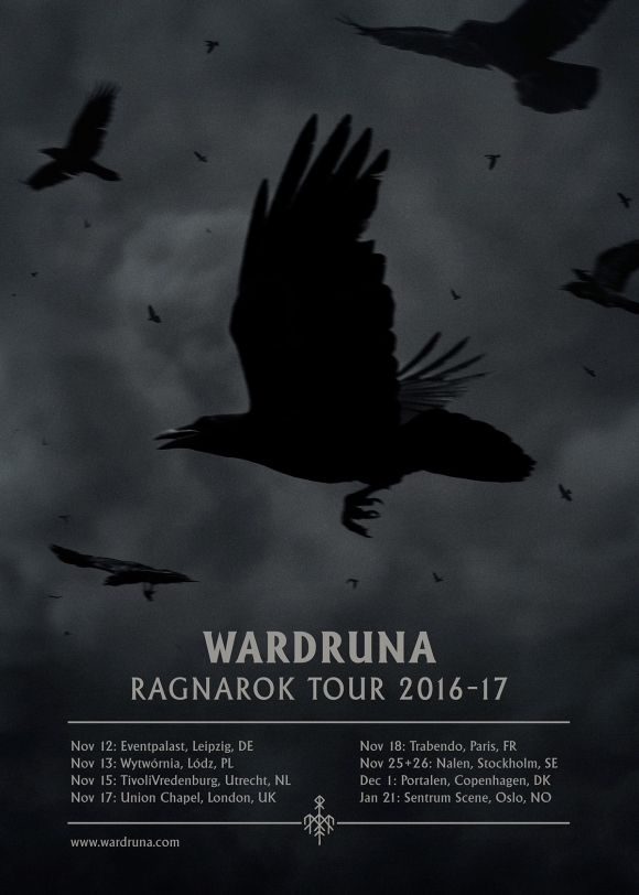 Turneu Wardruna - Ragnarok Tour 2016-17