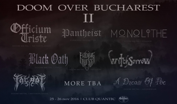 A doua editie “Doom over Bucharest” va avea loc in noiembrie, in Club Quantic