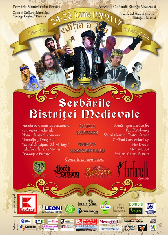 Concert Bucovina la Serbarile Bistritei medievale 2016