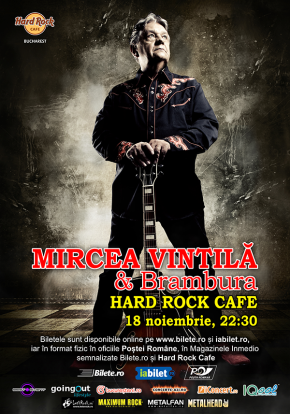Concert Mircea Vintila si Brambura la Hard Rock Cafe din Bucuresti