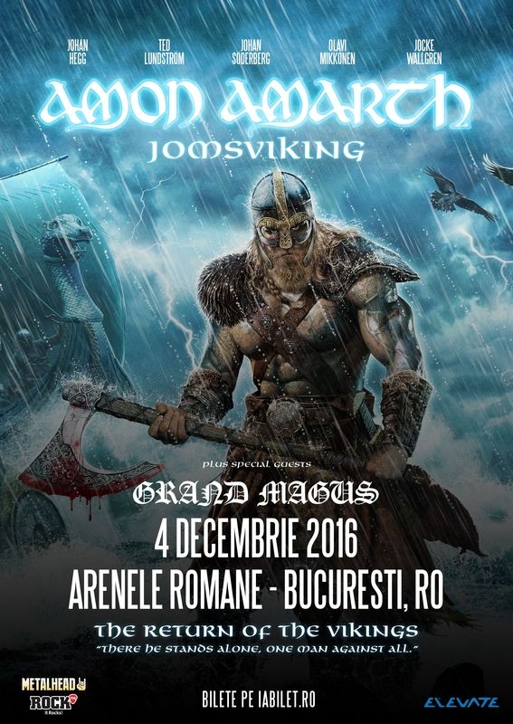 Concert Amon Amarth la Arenele Romane din Bucuresti