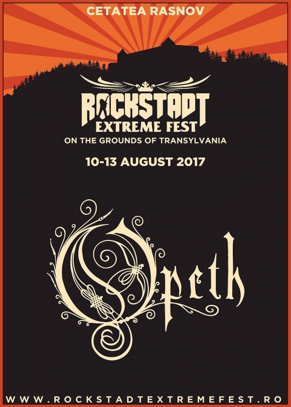 Opeth este prima trupa confirmata pentru Rockstadt Extreme Fest 2017