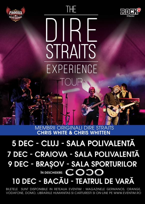 Reguli de acces si programul concertelor Dire Straits Experience