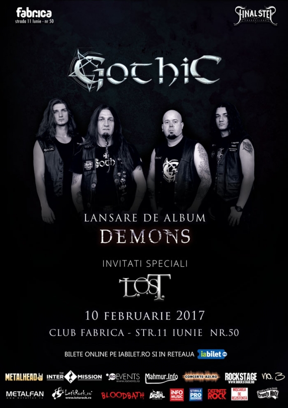 Trupa Gothic lanseaza noul album in februarie 2017