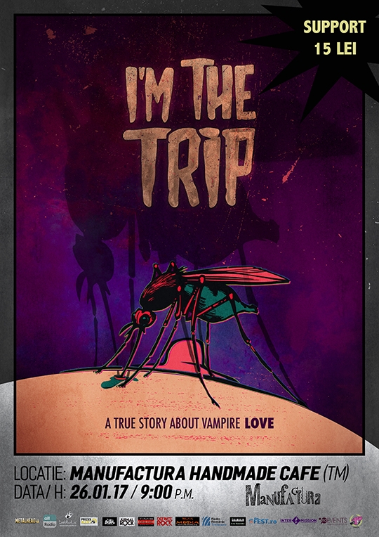 Cei de la I’M The Trip lanseaza albumul A true Story About Vampire Love la Timisoara