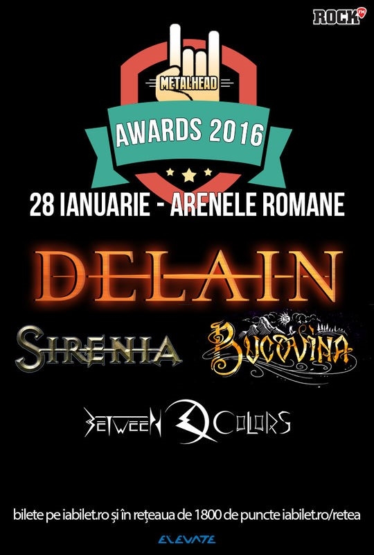 Delain, Sirenia si Bucovina la METALHEAD Awards: Program si Reguli de Acces
