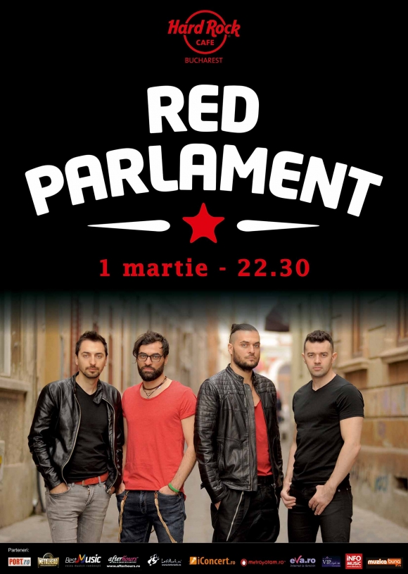 Red Parlament concerteaza la Hard Rock Cafe
