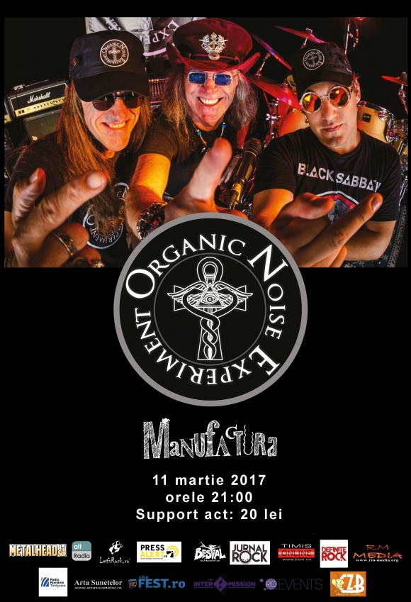 Concert Organic Noise Experiment (Canada) live in Timisoara