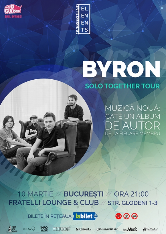 Concert byron din cadrul turneului Solo Together, in Fratelli Lounge & Club