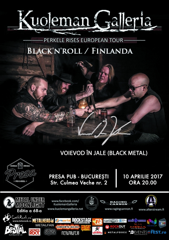 KUOLEMAN GALLERIA, Voievod In Jale (Metal Under Moonlight LXVIII, 10.04.2017)