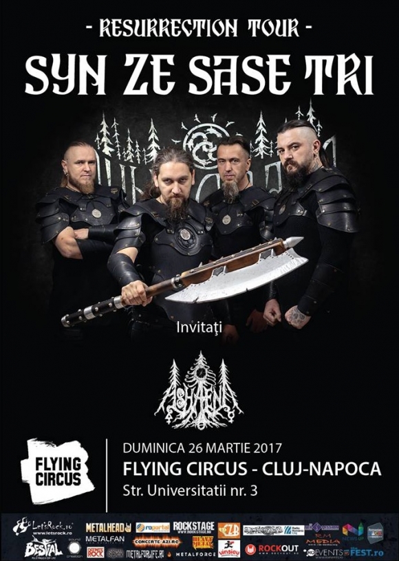 Programul concertului Syn Ze Sase Tri de duminica la Cluj-Napoca