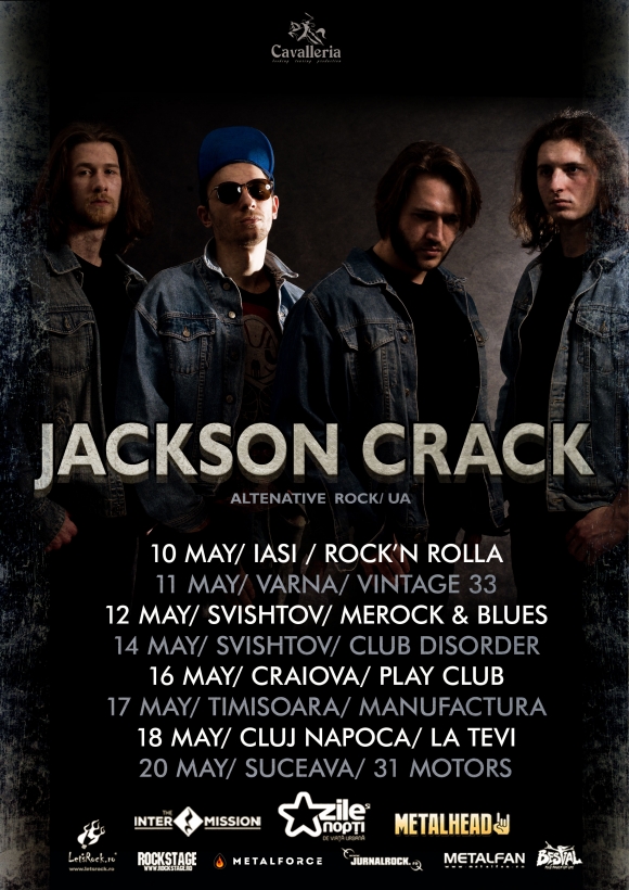 Trupa Jackson Crack pregateste turneul din Romania si Bulgaria