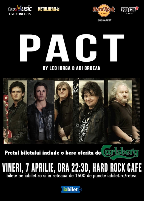 Concert PACT by Leo Iorga si Adi Ordean la Hard Rock Cafe