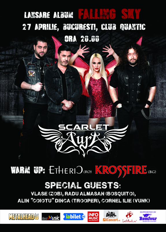 Doua show-uri Scarlet Aura in Germania, inainte de concertul din Bucuresti
