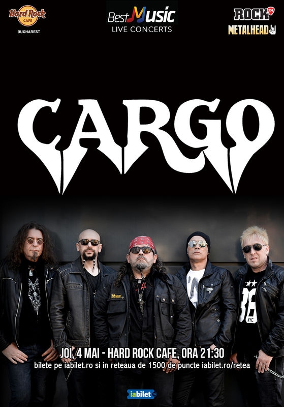 Trupa Cargo concerteaza in noua formula pe 4 mai la Hard Rock Cafe