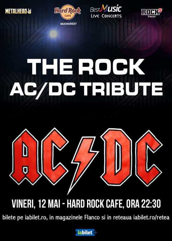 Concert tribut AC/DC cu THE R.O.C.K. la Hard Rock Cafe
