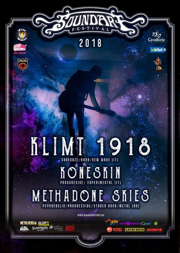 Primele trupe confirmate la SoundArt Festival 2018 sunt Klimt 1918, Koneskin si Methadone Skies