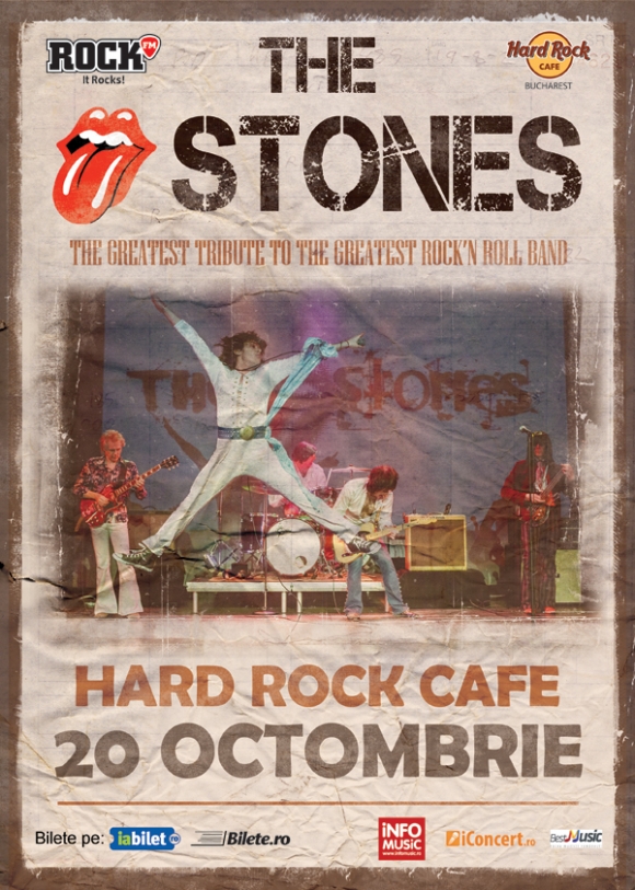 Trupa The Stones aduce hiturile lansate de Mick Jagger pe 20 octombrie la Hard Rock Cafe