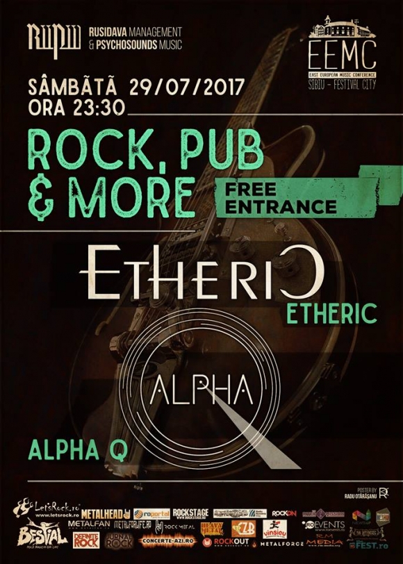 Concert Etheric & Alpha Q in Rock,Pub & More din Sibiu