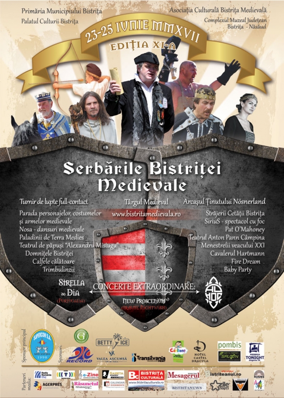 Serbarile Bistritei Medievale 2017, editia a XI- a