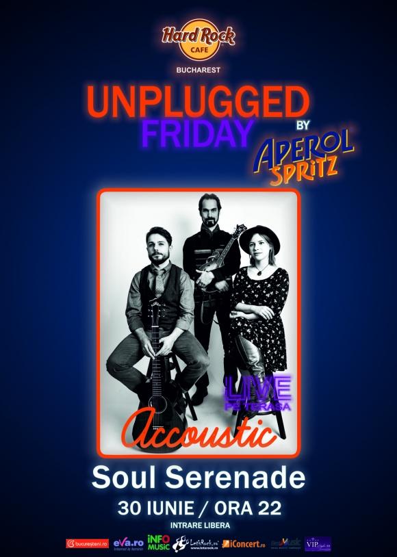 Unplugged Friday cu Soul Serenade pe terasa Hard Rock