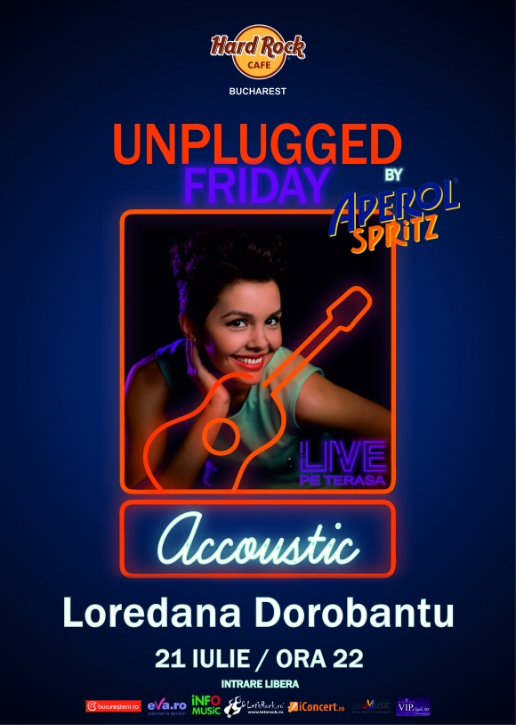 Loredana Dorobantu la Hard Rock Cafe Unplugged Friday