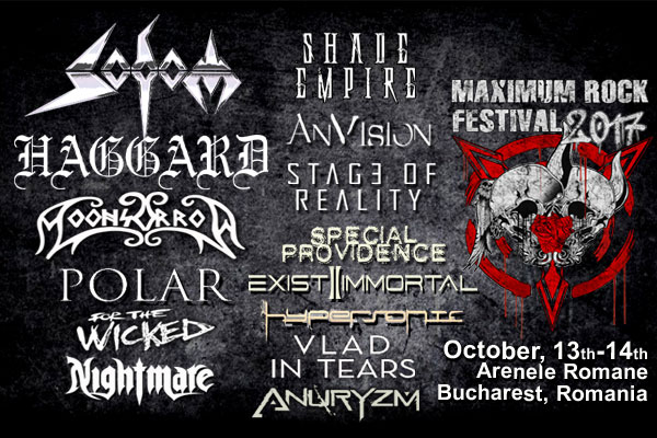 Doua noi trupe confirmate la Maximum Rock Festival, editia 2017