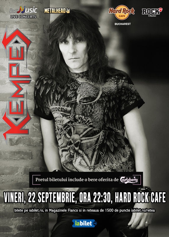 Kempes concerteaza pe 22 septembrie la Hard Rock Cafe