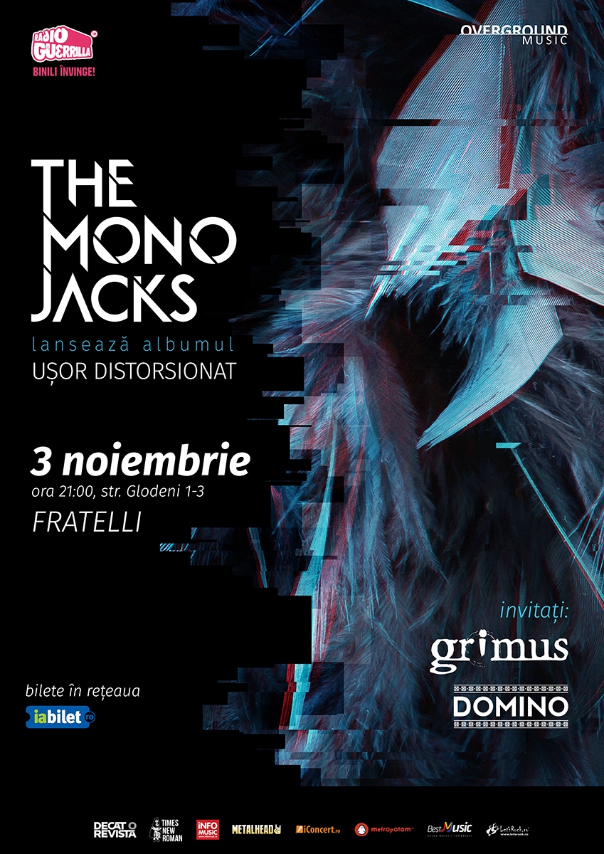 The Mono Jacks lanseaza albumul Usor distorsionat pe 3 noiembrie la Bucuresti