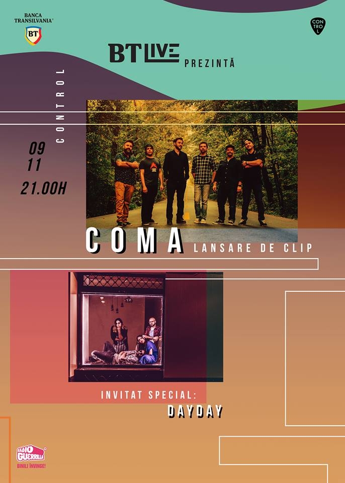Trupa Coma lanseaza un nou videoclip in club Control