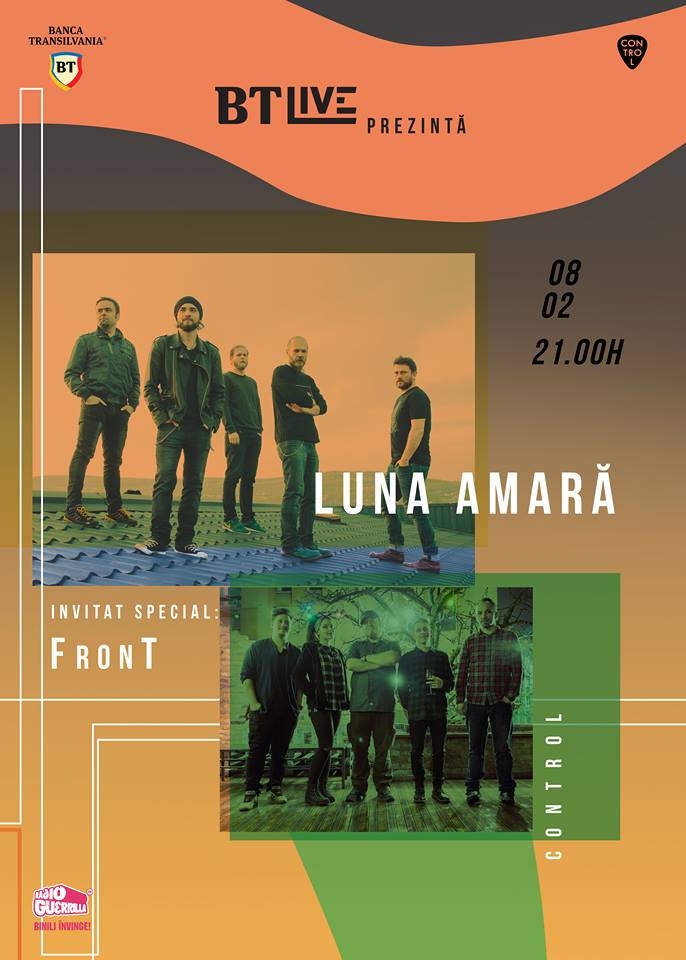 Concert BT Live cu Luna Amara si FronT in club Control