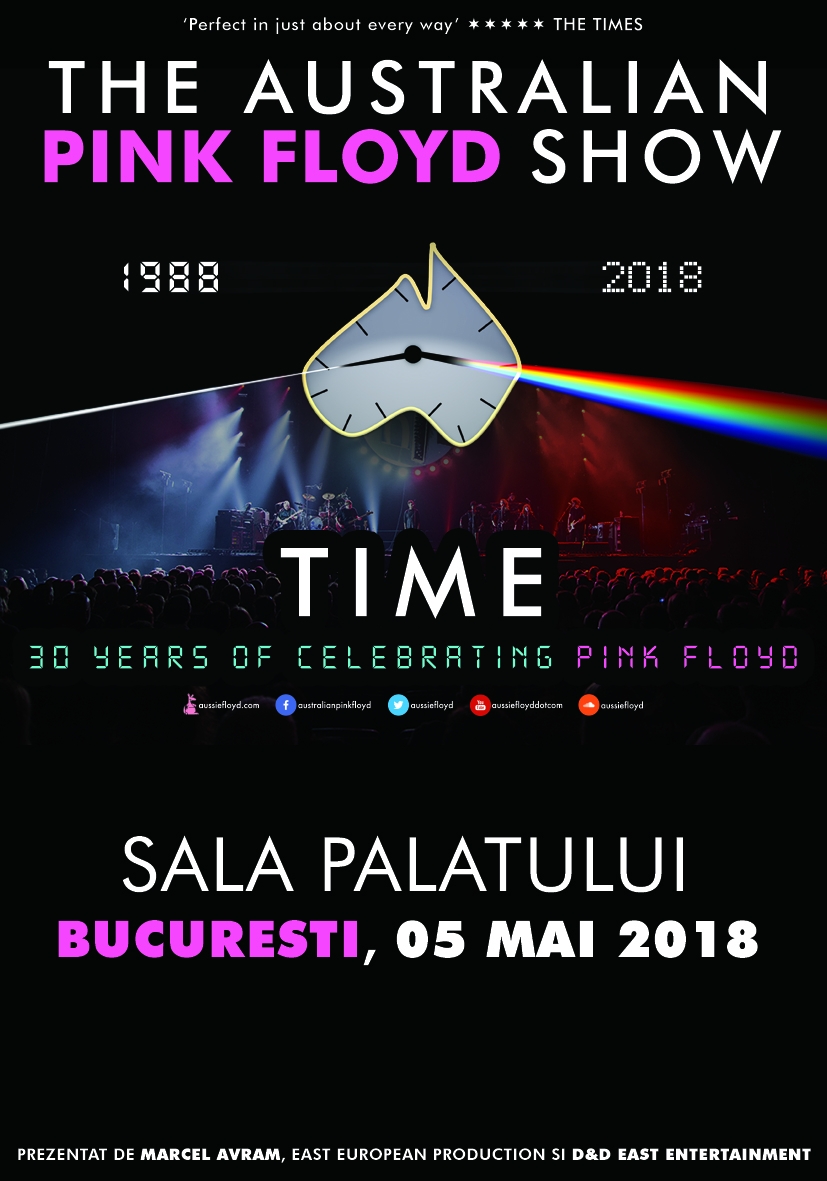 The Australian Pink Floyd Show vor concerta la Sala Palatului