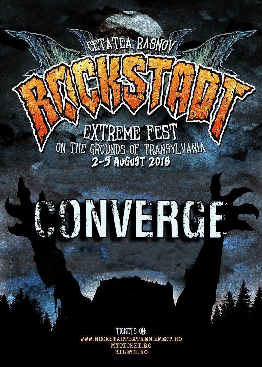 Trupa CONVERGE confirmata pentru Rockstadt Extreme Fest 2018