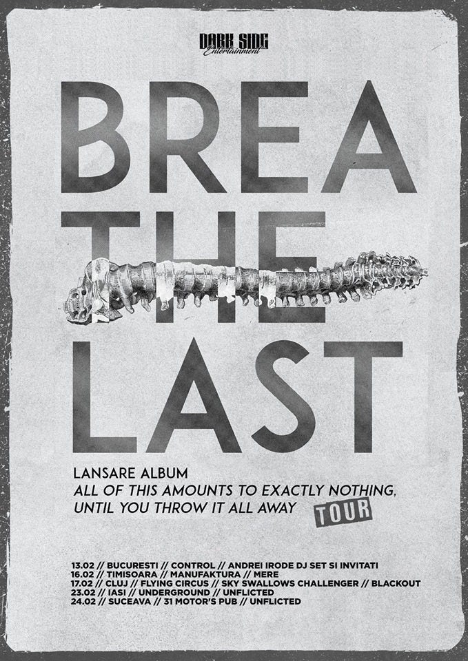 Breathelast lanseaza primul album full length, in Bucuresti si in tara