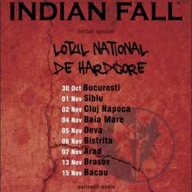 Indian Fall si Lotul National De Hardcore pleaca in turneul Seasons In Equilibrium Tour 2009