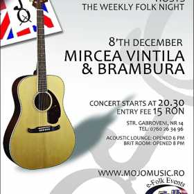 Concert Mircea Vintila & Brambura in club MoJo Brit Room