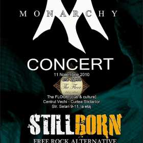 Concert MONARCHY si Stillborn in club The Floor