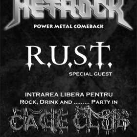 Concert Metrock si Rust Live in Cage Club