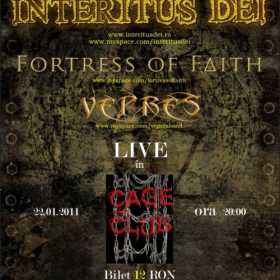 Concert Interitus Dei, Fortress Of Faith si Vepres in club Cage