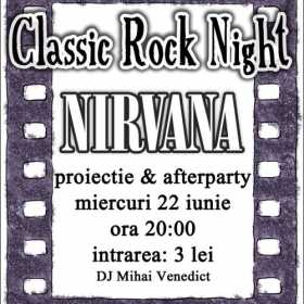 Videoproiectie Nirvana la Classic Rock Night in Dallas Pub