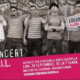 Concert E.M.I.L. in direct la Radio Guerilla