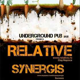 Concert Relative si Synergis in Underground Pub