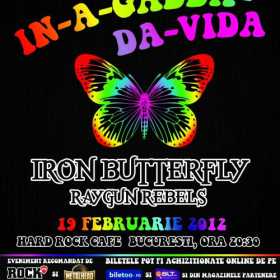 Concert Iron Butterfly si Raygun Rebels in Hard Rock Cafe