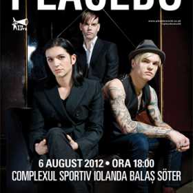 Placebo vor concerta in Romania in august 2012