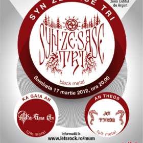 Syn Ze Sase Tri la Ageless Club (Bucuresti) - singurul concert black metal in martie!
