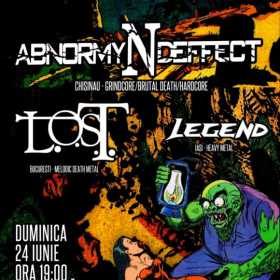 Concert L.O.S.T., Abnormyndeffect si Legend in Underground Pub din Iasi
