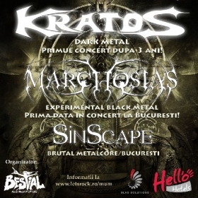 KRATOS, Marchosias, Sinscape (Metal Under Moonlight XXX, 10.11.2012)