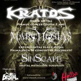 Programul concertului Kratos de sambata 10 noiembrie