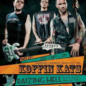 Concert Koffin Kats, RoadKillSoda si Raizing Hell in Club Control
